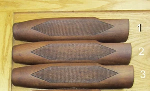 Checkered Wood Forend For Winchester Mod 12 ga Oil Finish - Picture 1 of 3