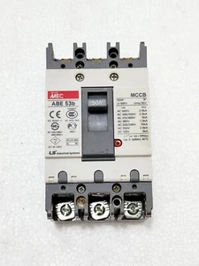 LS ELECTRIC MEC ABE 53b 50A MCCB / MEC ABE 53b Leitungsschutzschalter GEPRÜFT OK - Bild 1 von 4