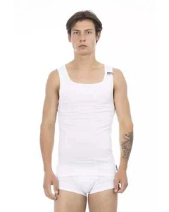 Stretch Cotton Logoed Shoulder Pad Mens Tank Top 2XL Men - Picture 1 of 4