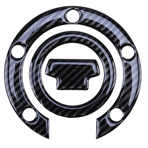 CARBON sticker motorcycle protection fuel cap tank Yamaha FZ6R 2009 2012 - Picture 1 of 6