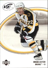 2005-06  Upper Deck Ice Boston Bruins Hockey Card #10 Brian Leetch
