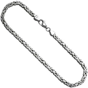 Collana Reale In Argento 925 60Cm Unisex - Foto 1 di 2