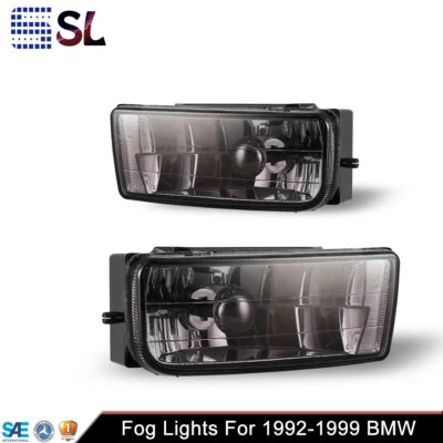 Par de luces antiniebla 1992-1998 para BMW E36 323is lente de humo luces delanteras izquierda y derecha Foto 1 de 4