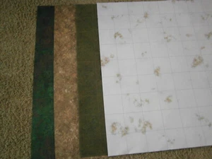 Deep Cut Studio: Four 36"x36" gridded game mats 4 terrain types - Picture 1 of 5