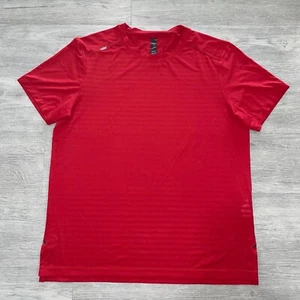 Rhone Shirt Herren XL Swift Kurzarm T-Shirt leicht Active Stretch belüftet rot - Bild 1 von 11