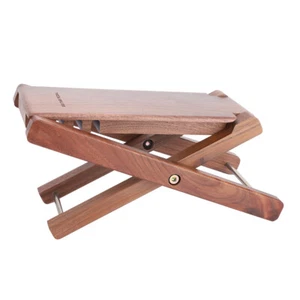 PUNK Black Walnut Wooden Foot Stool Footrest Rest Accessory for Guitar Parts - Picture 1 of 8