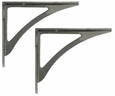 Pair Cast Iron Victorian Ironbridge Shelf Brackets - Simple Mini Arch 6" / 15cm