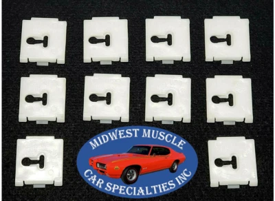 Compatível com 84-85 Chrysler Town & Country LeBaron tampa traseira porta-malas moldagem acabamento clipes SX - Imagem 1 de 4