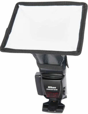 Difusor de flash DSLR plegable universal Softbox 8 x 12 pulgadas Nikon Canon Yongnuo Foto 1 de 3