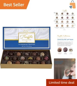 Gourmet Milk & Dark Chocolate Truffle Box | 16 Count - Celebrate Every Occasion - Picture 1 of 10