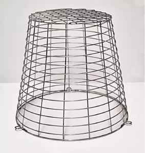 Klemme Abgasschutz rund 9,5 x 8,5" Edelstahl Kessel Entlüftung - Bild 1 von 1