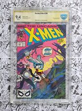 🔥UNCANNY X-MEN #248 CBCS 9.4 SIGNED by JIM LEE KEY BOOK FIRST JIM LEE X-MEN🔥