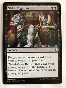 MTG Commander Anthology Volumen II Stitch Together 078/312 casi nuevo - Imagen 1 de 2