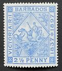 Barbados Q.Victoria 1897 2 ½d Ultramarine M/M SG 119 ( Ct £19- )