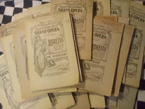 Sammlung 20+ Libretti & Memorabilia New York Metropolitan Opera 30er 40er - Bild 1 von 9