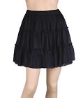 15"L Mini Skirt/Hoopless net Petticoat/Fancy Underskirt/Slip/Girl Dance Tutu
