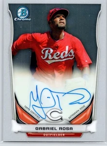 2014 Bowman Chrome #BCAP-GR Gabriel Rosa Prospect Autographs Refractors - Picture 1 of 1