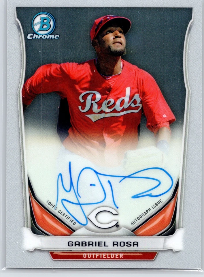 2014 Bowman Chrome #BCAP-GR Gabriel Rosa Prospect Autographs Refractors - Image 1 of 1