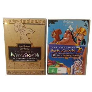The Emperor's New Groove 1 2 DVD R4 Animation Adventure Children Family R4 VGC - Picture 1 of 17