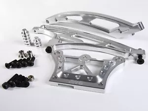 GTB CNC alluminio 1/5 RC LOSI MTXL piastra superiore anteriore set controvento telaio posteriore anteriore - Foto 1 di 3