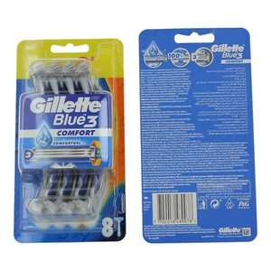 GILLETTE BLUE3 COMFORT RASOIO UOMO (8 PEZZI) - Foto 1 di 1