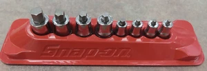 Snap-on Tools USA 8pc Mix Drive SAE Stubby Hex Bit Socket Set 208EFTAXSY - Foto 1 di 2