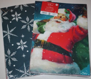 Hallmark Inspirations (6-Box) Santa & Snowflake - Large Gift Boxes  16 x 11 x 2" - Picture 1 of 1
