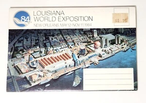 VINTAGE 1984 Louisiana World Exposition Postcard Folder, New Orleans - Picture 1 of 9
