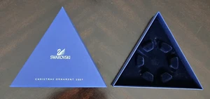 2007 swarovski christmas ornament INNER BOX ONLY - Picture 1 of 3