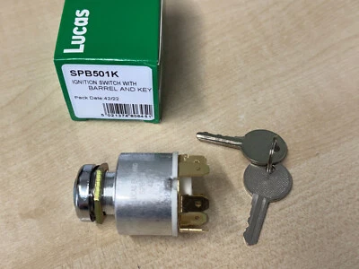 NEW VANDEN PLAS PRINCESS 4L IGNITION AND STARTER SWITCH WITH BARREL AND KEY - Image 1 of 4