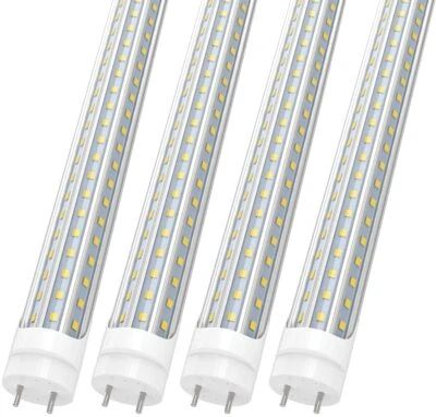 4FT T8 LED Tube Light Bulbs 22W 28W 60W G13 2-Pin 6500K LED Shop Lights Garage - Image 1 of 4