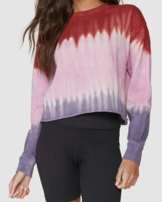 $108 Suéter Espiritual Gangster Mujer Rosa Mazzy Corazón Estampado Cielo Cuello Redondo S Foto 1 de 4