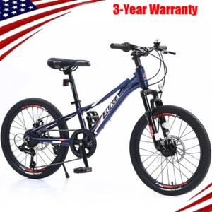 20in Mountain Bike Bicycles Shimano 7 Speed for Girls Boys Aluminum Alloy Frame - Picture 1 of 8