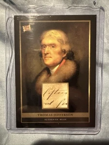 Pieces Of The Past 2024 Thomas Jefferson Written Relic 🔥🇺🇸🦅 - Bild 1 von 2
