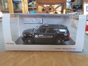 1:43 First Response Eugene Oregon Police 2011 Chevy Tahoe PPV BLACK - Picture 1 of 8