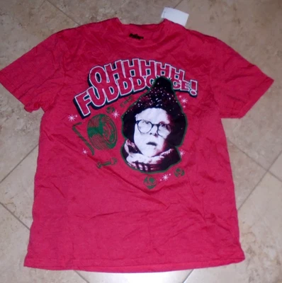 Nuevo Con Etiqueta Christmas Story Ohh Fuddge Camiseta Adulto L Grande Foto 1 de 2