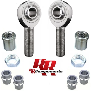 Heim RH 3/8-24 Thread x 5/16 Bore, Moly Panhard Rod End w/ HMS Fits 3/4 ID Hole - Picture 1 of 7