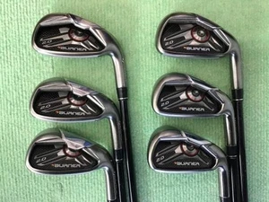 TaylorMade Burner 2.0 Iron Set 5-9+Pw BURNER 2.0 (FUBUKI) Flex-S Used RH 6pcs - Picture 1 of 6