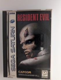 Resident Evil Sega Saturn 1997 Long Case Excellent Condition 