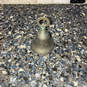 Vintage kleine Messing Glocke Vogel Radierungen  - Bild 1 von 5