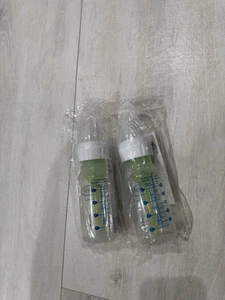 Dr. Brown's Natural Flow Anti-Colic Optionen + schmale Babyflasche, 4oz, 2er Pack - Bild 1 von 1