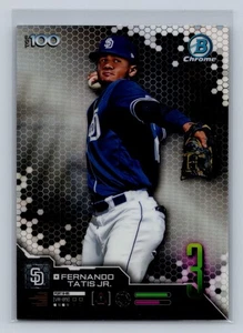 Fernado Tatis 2019 Bowman cromo top 100 refractor #3 San Diego Padres - Imagen 1 de 2