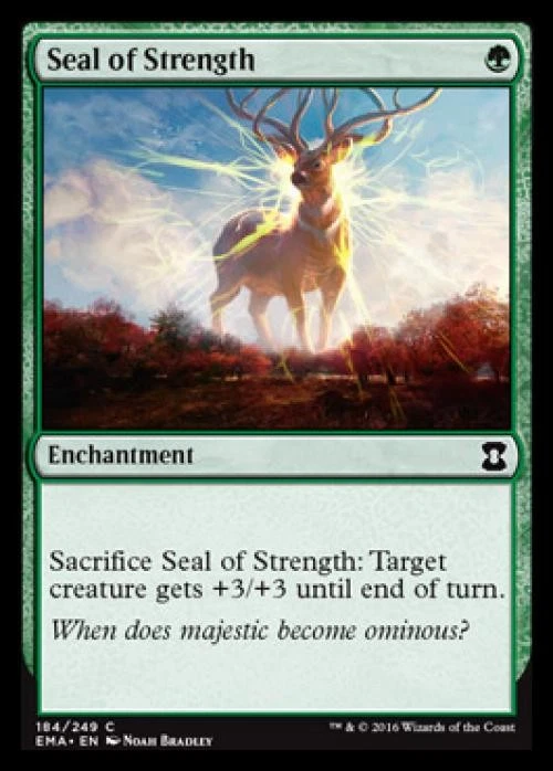 Seal of Strength -Foil Light Play MTG Eternal Masters - Image 1 of 1