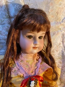 Antique Bisque Doll Armand Marseille 390 Vintage RARE 52㎝ Jumeau USED JAPAN - Picture 1 of 10