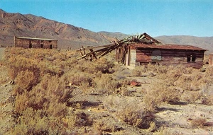 Postal de colección Garlock Mojave Desert, California Rand Camp Ghost Town años 60 - Imagen 1 de 2