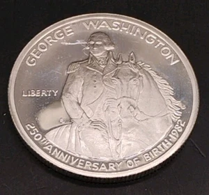 1982-S George Washington Commemorative Half Dollar 50C 90% Silver US Coin  - Picture 1 of 6