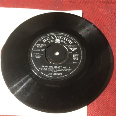JIM REEVES - From The Heart - Vol 2 - 7" E.P single  - Image 1 of 4