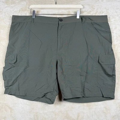 Shorts cargo masculino Cabelas tamanho 48 verde oliva náilon trabalho ao ar livre caminhada casual - Imagem 1 de 4