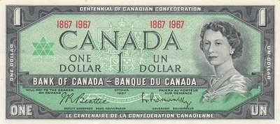 Canada / Commemorative  $1  1967  Que. II  Circulated Banknote PPZ 1 - Image 1 of 2