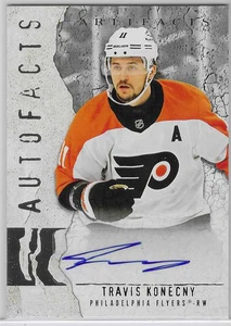 TRAVIS KONECNY 2025-26 UPPER DECK ARTIFACTS AUTOFACTS - Picture 1 of 2